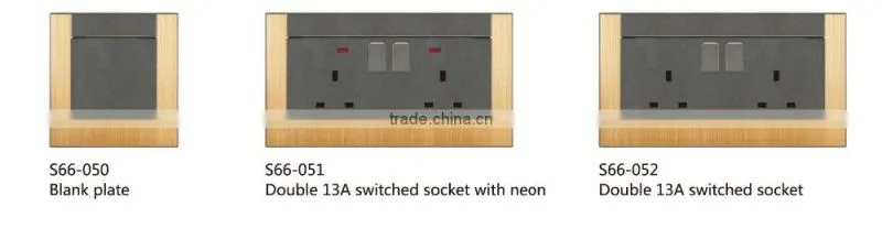 switched socket 4 gang 2 way wall electrical switches
