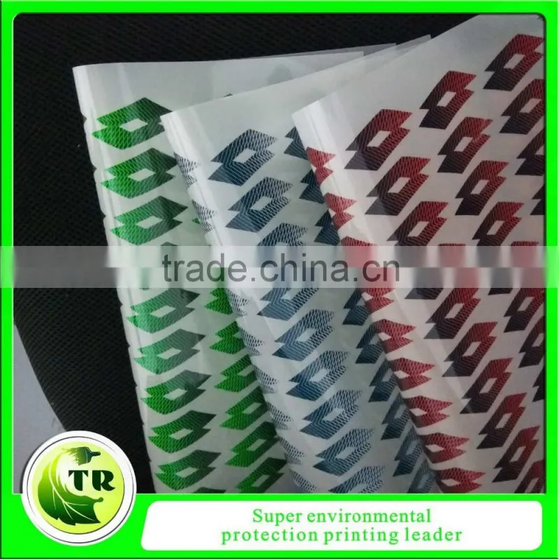 High quality t-shirt silicone reflective heat transfer printing labels