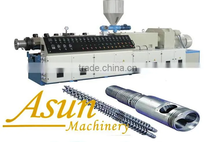 PVC Conical Twin Screw Extruder machine