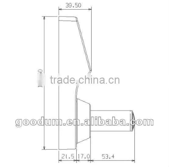 high security RF card hotel door lock