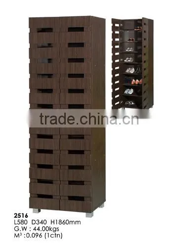 High Quality Modern Design Wooden Shoes Cabinet Made in Malaysia