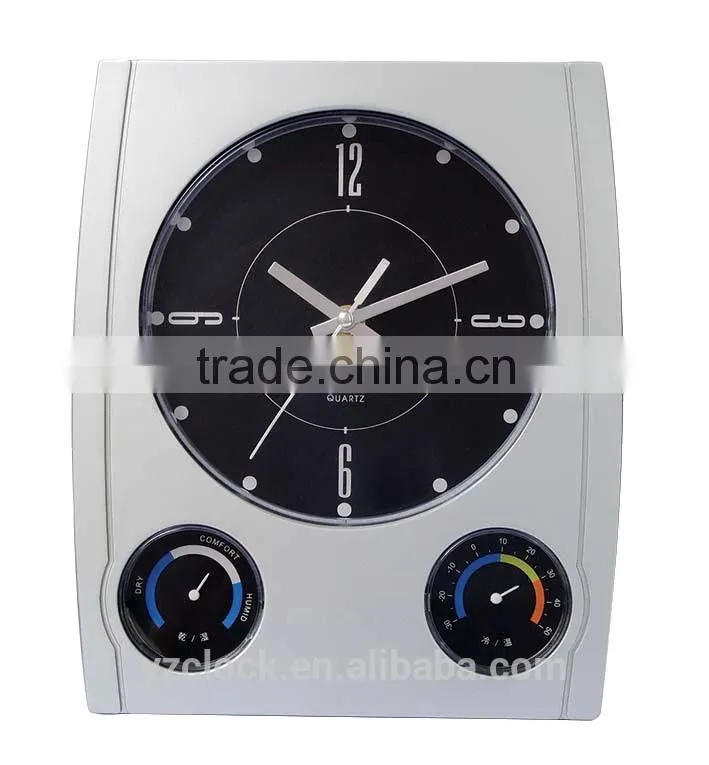 2014 YINGZI CLOCK Weather Station Wall Clock With Temperature YZ-8966