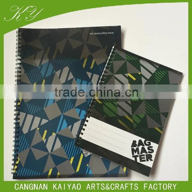 A4 notebook double spiral binding 80gr white paper notebook