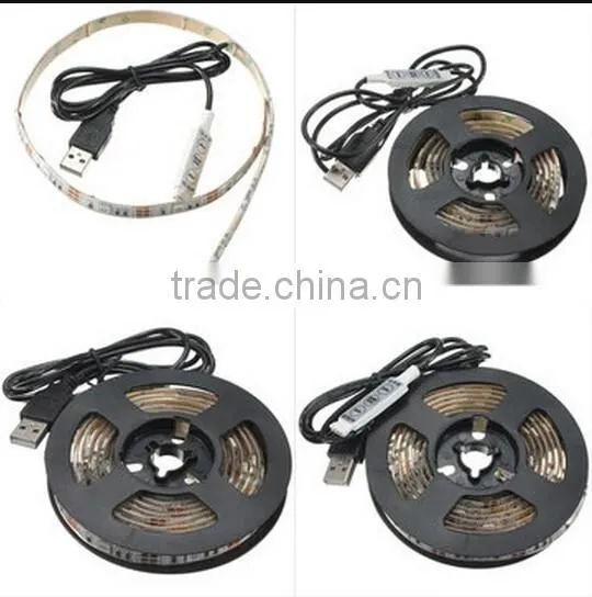 50cm/100cm/150cm/200cm LED USB LED Strip Light / Led strip with USB cable / led flexible strip light