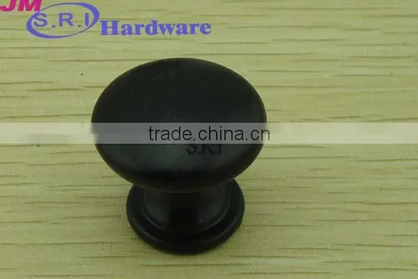 Popular classical black color zinc alloy mini drawer knobs