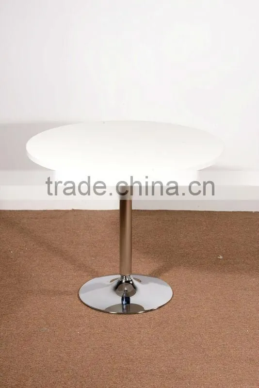 HC-M038 on sale white office round negotiation wooden table metal base