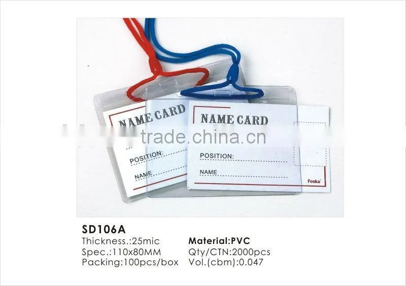 Good Quality Colorful PP Credit Card Holder/ID Card Holder