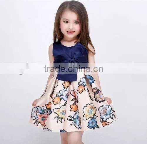 wholesale flower kids girl dress baby girl dress prices summer latest stylish pari dress for baby girl