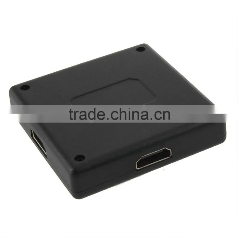 New Portable 1x4HD Splitter3 in 1Out 4 Ports hdmi splitter to coaxial