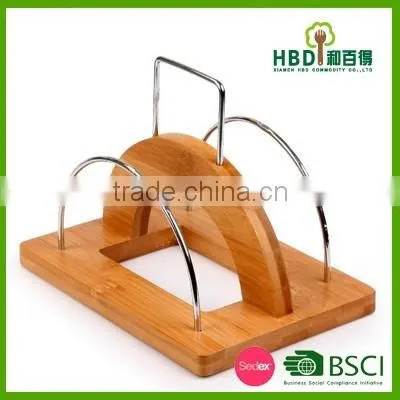 New products bamboo cutting board stand/cutting board holder rack
