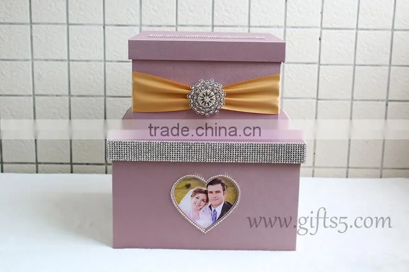 Elegant wedding card box card boxes for wedding wholesale