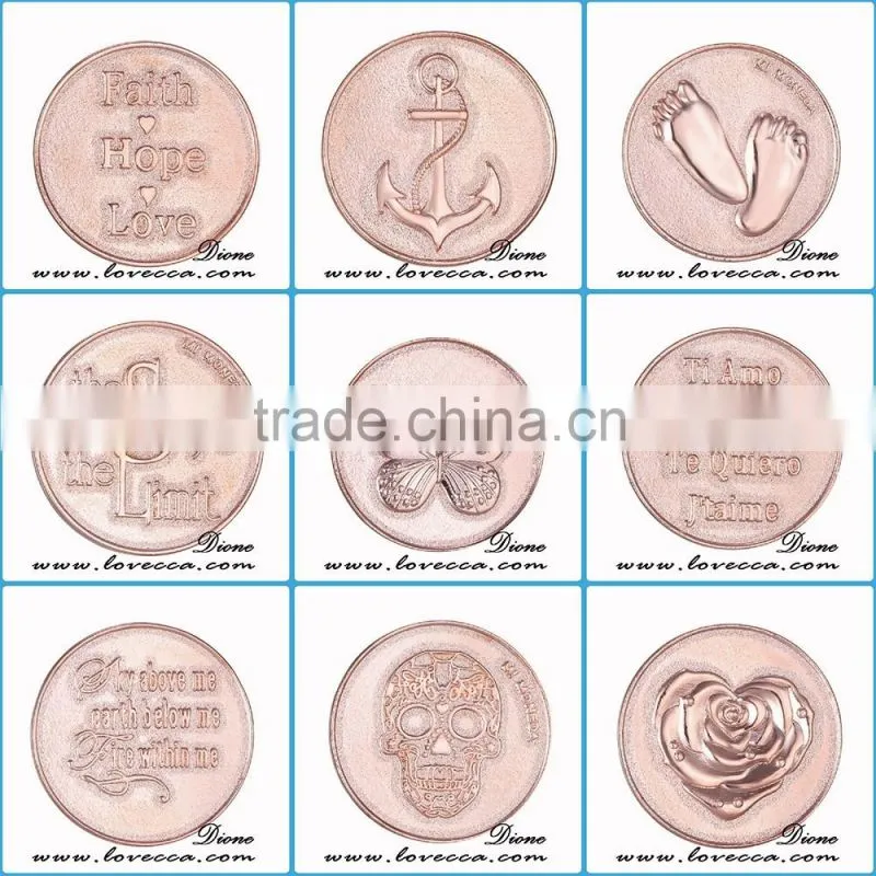 Cheap Wholesale Full Crystal Round Pendant Coin Necklace For Women