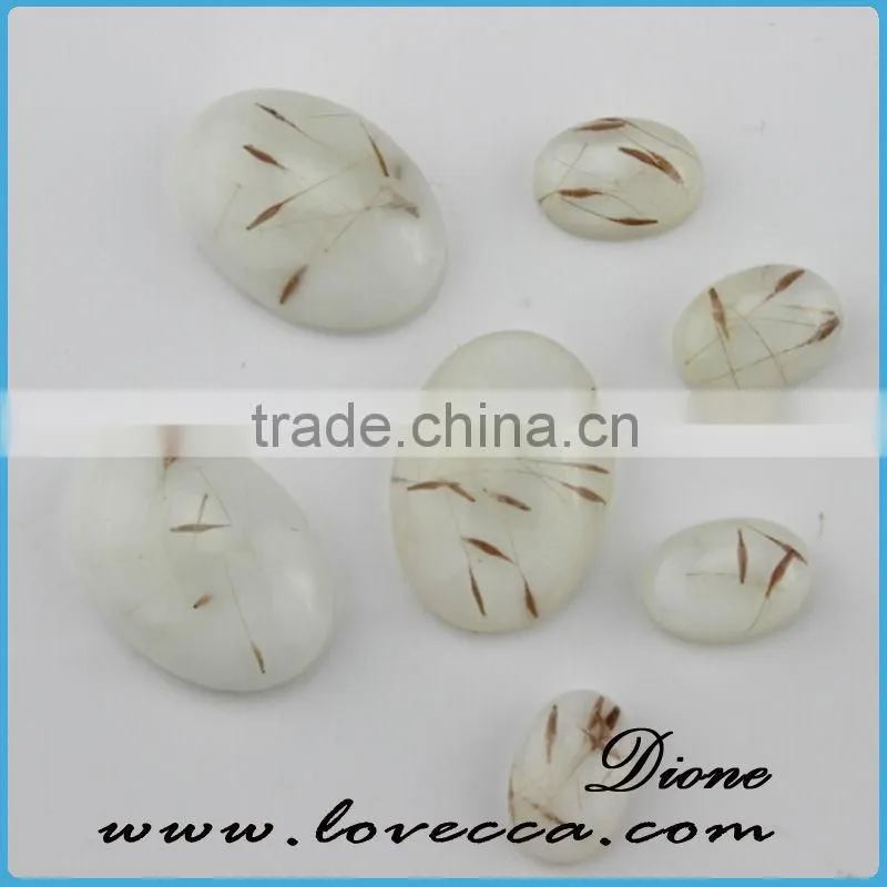 2015 round 14mm /20mm/25mm real dried flower resin cabochon pendant