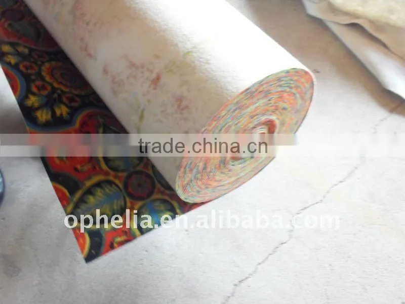 Best price 100% polyester Needle Punched Nonwoven Plain Surface Printed Carpet