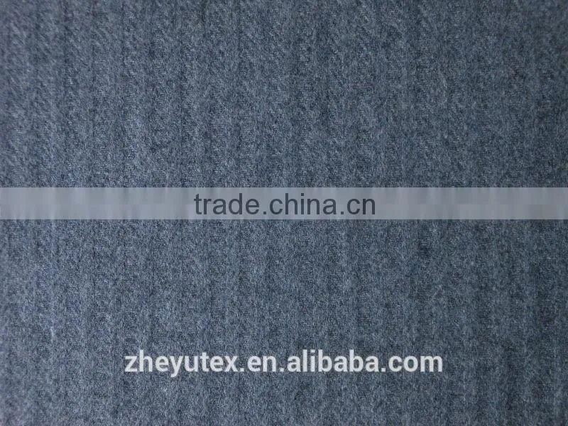 In stock flannel wool fabric with various colors