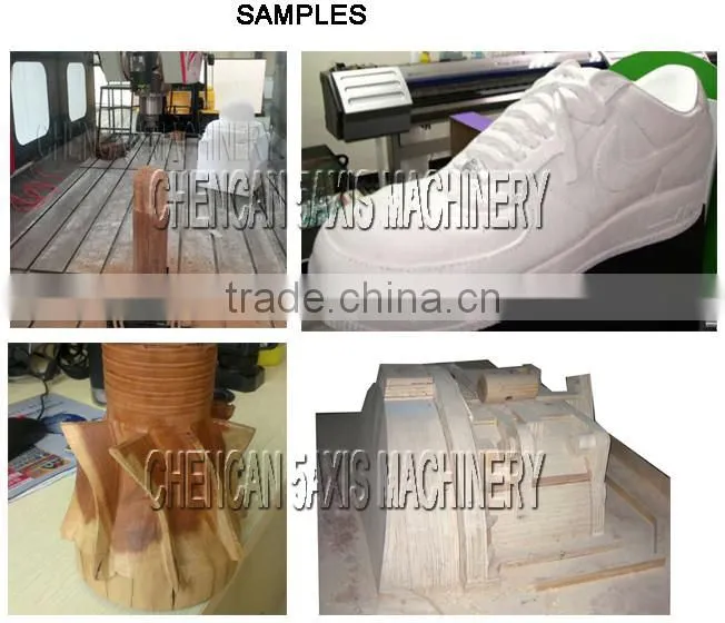 Jinan 5Axis Foam&Wood Mold Carving/Engraving CNC Machine CNC Router for Sales