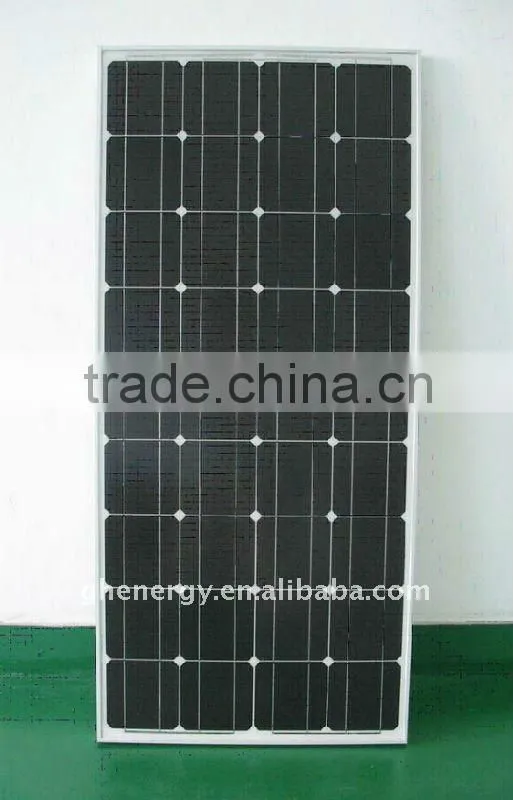 125*125mm Mono 12v 100w Solar Panel PV Module