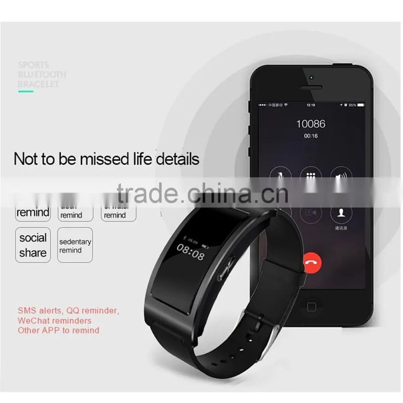 Large screen CK11 silica band sleep monitor blood oxygen monitor fitness tracker smart wristband