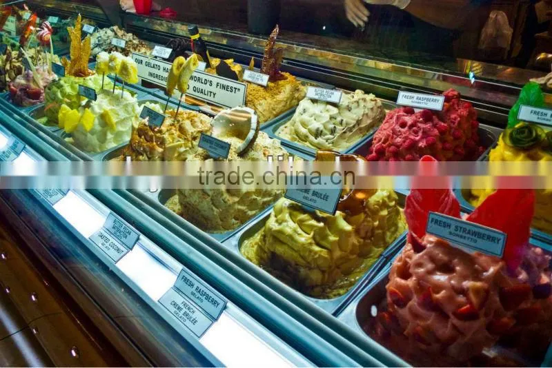 Ice cream showcase