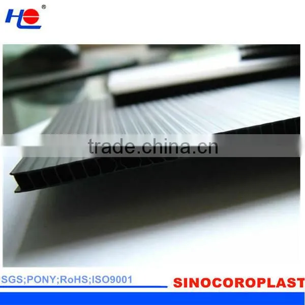 uv stabilized and convenient to move pp corex plastic board