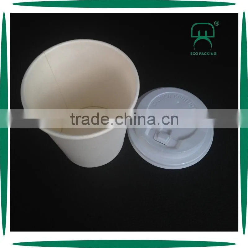 Wholesale 12 oz Single Wall Plain White Tea Cup