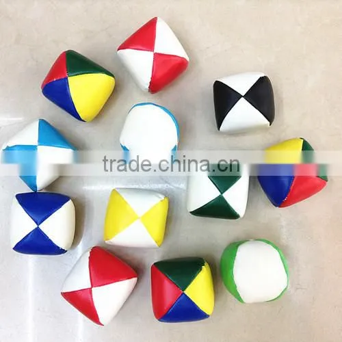 GSV factory promotional pvc soft leather mini contact juggling balls