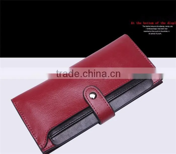 2015 Trend Wallet Genuine Leather Brand Custom Design You Wallet