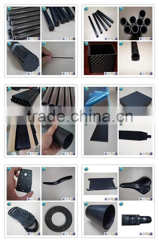 plain/twill carbon fiber tubes for industry/sports/building