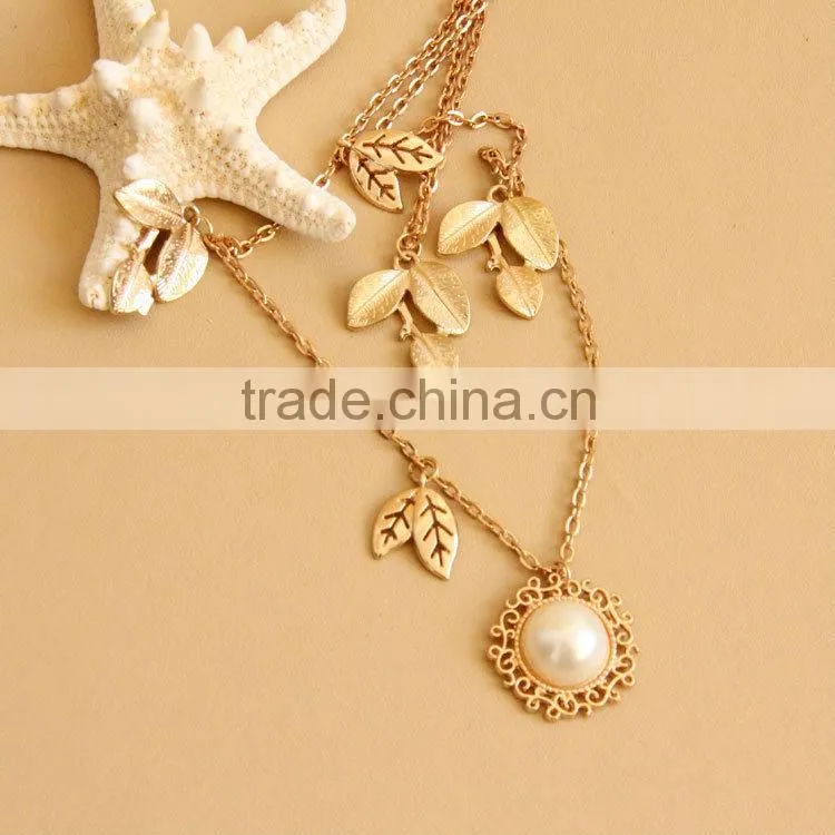 MYLOVE pearl korean style chain fashion coat chain sweaterchain MLSC-18