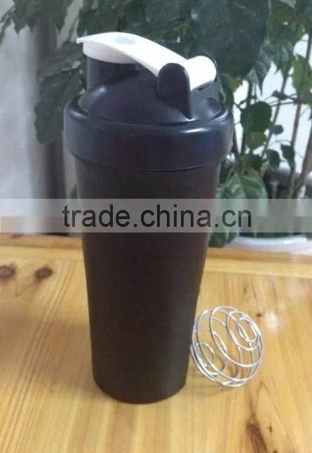 Custom Smart bpa-free plastic protein 600ml shaker bottle wholesale