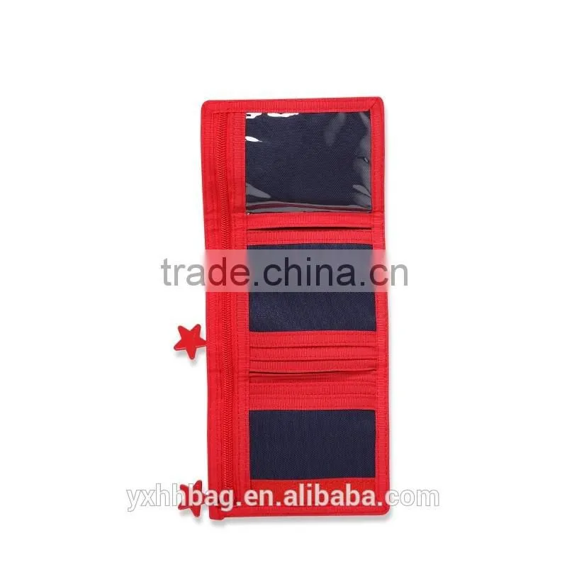 Custom smart velcro wallet for kids
