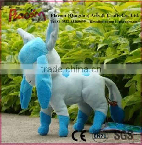 High-quality Official Cheap Cute 2 Pcs Rare Leafeon & Glaceon Pokemon Plush Toy Cuddly Stuffed Animal Doll for Wholesale