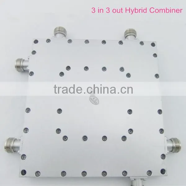 Competitive price 3 in 3 out 700-2700MHz N female type Hybrid Combiner /Coupler