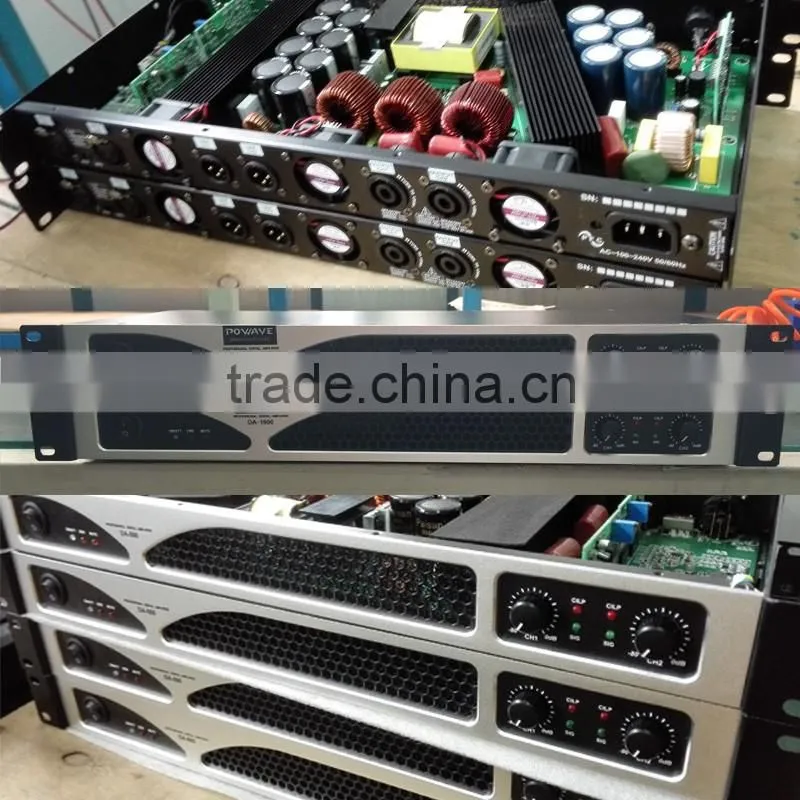 DA-1000 Powavesound d class digital power amplifier 1000W digital amplifier