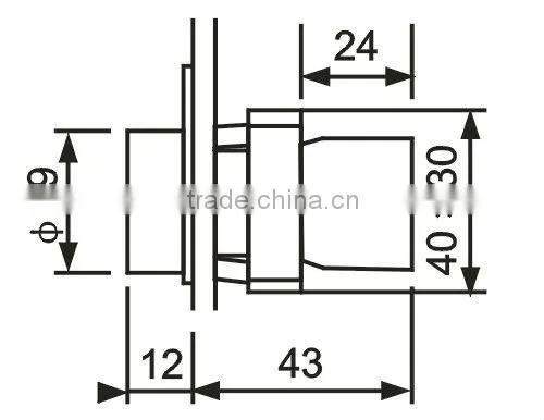flat waterproof momentary push button reset switch ,silver contact grade A LA167-B2-BA31
