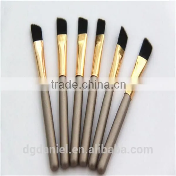 Wholesale Professional Angle Blending brush with gold ferrule Angle eyeshadow brush