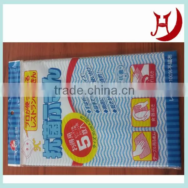Spunlace nonwoven industrial dust cloth