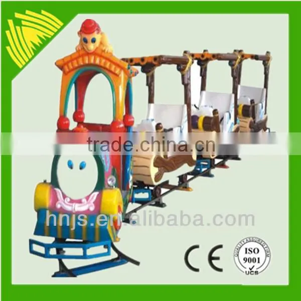 Amusement rides 4 cabins children track train
