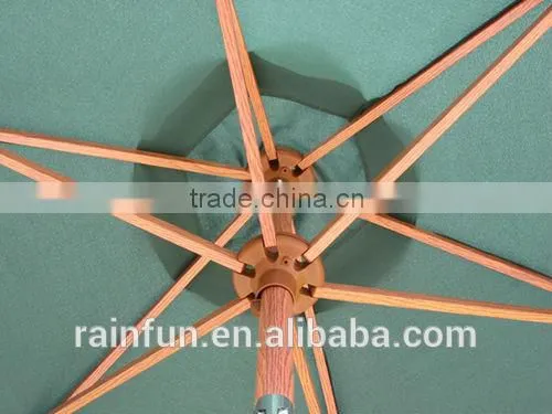 2016 wooden patio umbrella