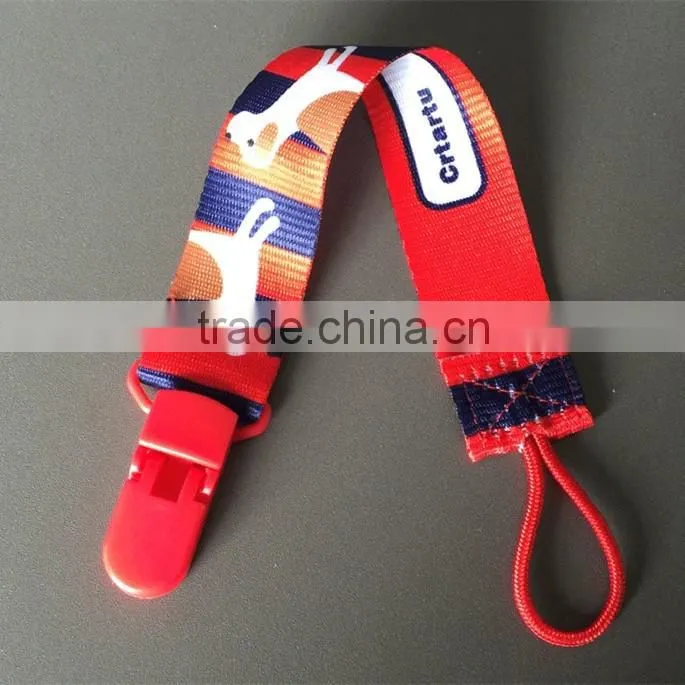 Cute baby pacifier clip plastic pacifier clip baby games baby food pictures pacifier clip