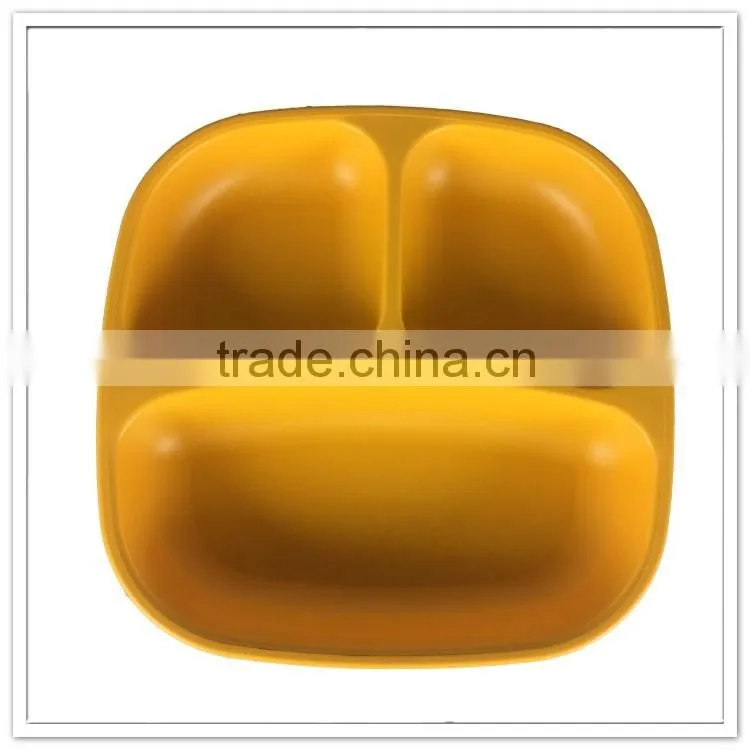 Wholesale cheap non-toxic plastic divided food tray