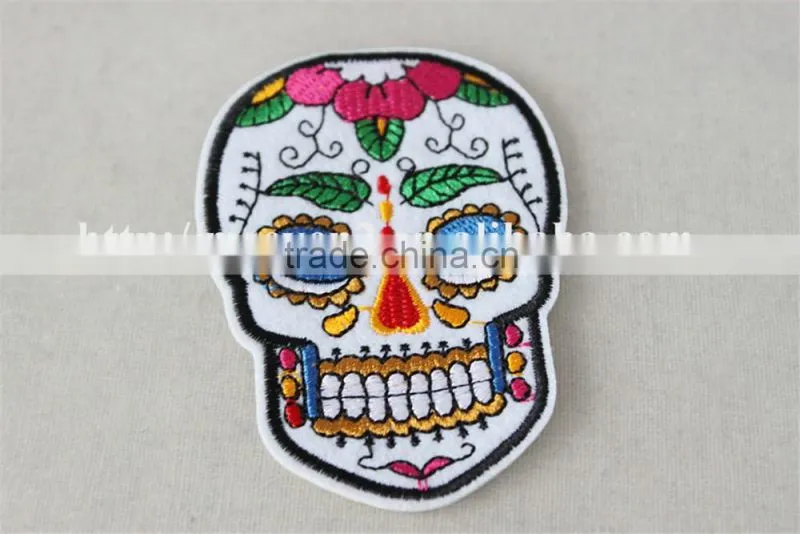 2016 new fashionable patch work blouse designs colorful pattern neck collar patch for sale