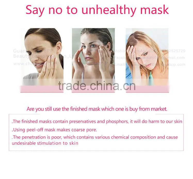 Portable fruit mask machine with vegetable/milk with lowest price