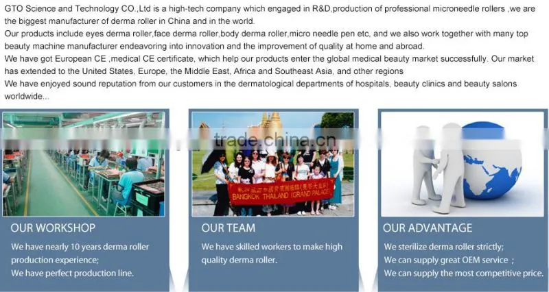 540 micro needling Mt derma roller with low price hotsale in the world