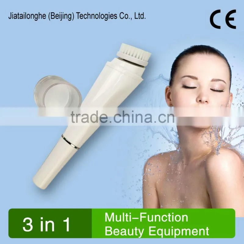 waterproof 360 degree roating deep cleaning electric facial brush for skin care