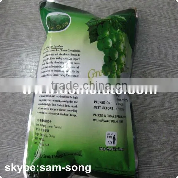 Big Size Sweet Green Raisin Hot Sale