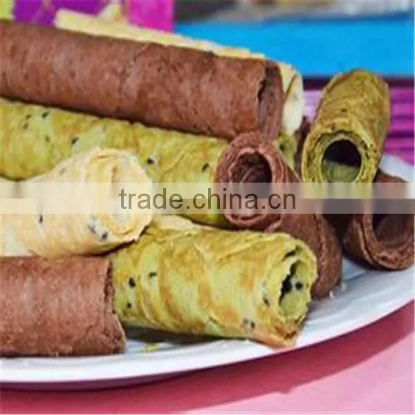 2014 hot sale and high efficiency Crispy biscuit roll making machine
