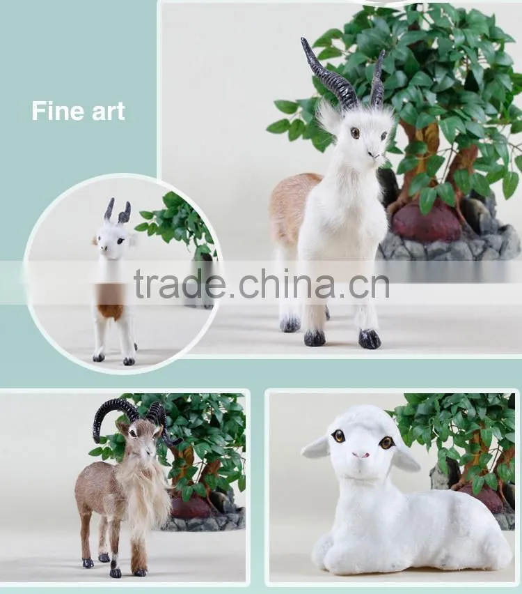 Realistic Taxidermy Replica life sized tiny sheep gifts