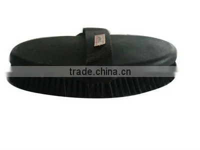 Dandy brush with black horse hair