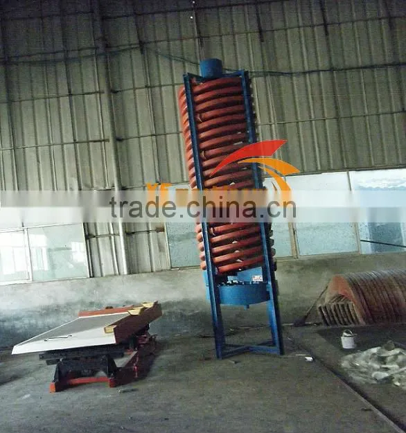 copper ore spiral chute /chrome gold mine spiral chute